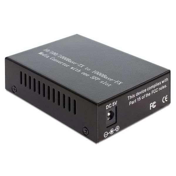 DeLOCK Media Converter 1000Base-T to SFP netwerk media converter 1000 Mbit/s Zwart (86220)