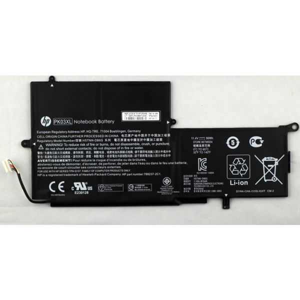 HP 4960mAh Li-Ion Batterij/Accu (789126-001)