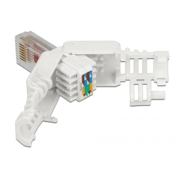 DeLOCK 86416 kabel-connector RJ-45 Wit (86416)
