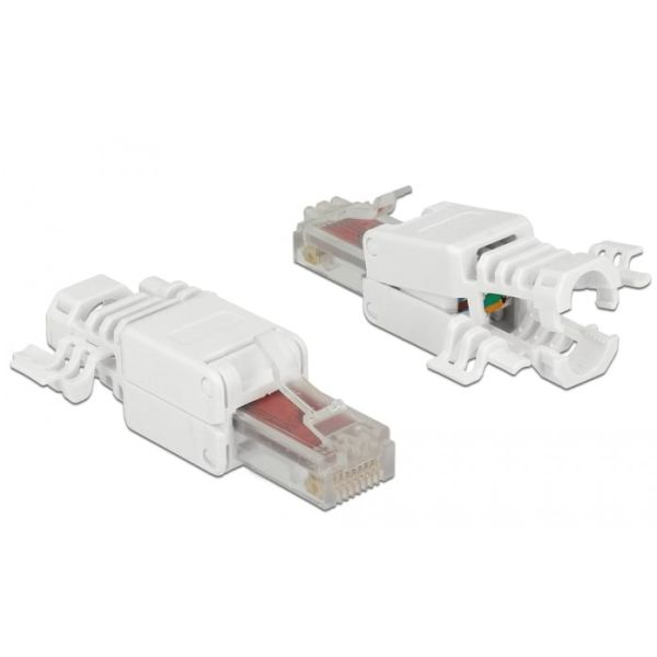 DeLOCK 86416 kabel-connector RJ-45 Wit (86416)