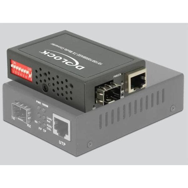 DeLOCK 86440 netwerk media converter 1000 Mbit/s (86440) DeLOCK 86440 netwerk media converter 1000 Mbit/s (86440)