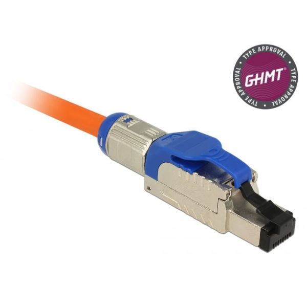 DeLOCK 86487 kabel-connector RJ-45 Blauw, Zilver (86487)