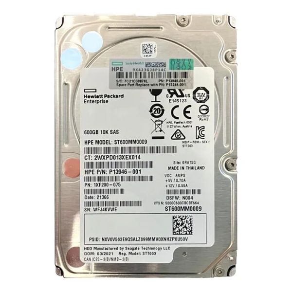 HP 600GB 10K SAS Enterprise Hard Drive (849520-001)