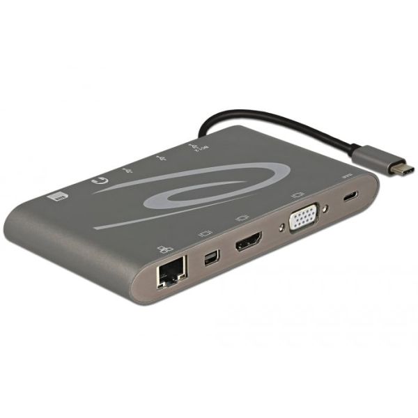 DeLOCK 87297 interface hub USB 3.2 Gen 2 (3.1 Gen 2) Type-C Grijs (87297) DeLOCK 87297 interface hub USB 3.2 Gen 2 (3.1 Gen 2) Type-C Grijs (87297)