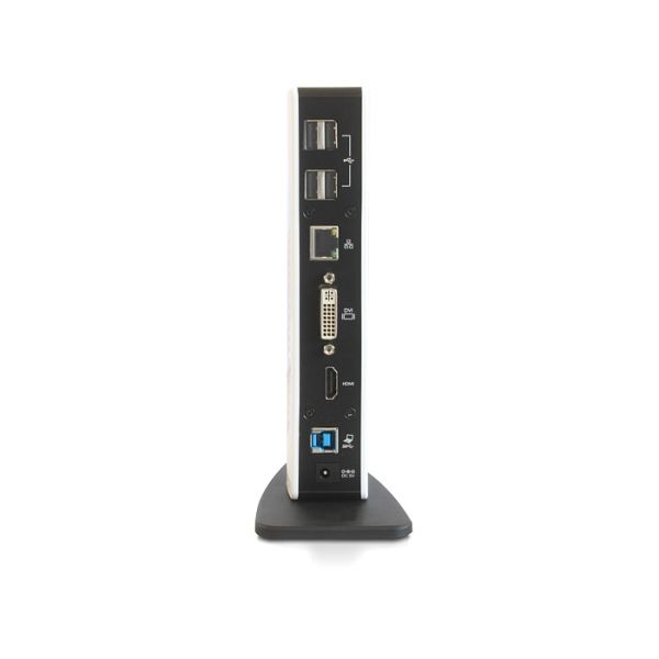 DeLOCK 87568 notebook dock & poortreplicator Bedraad Zwart, Wit (87568)