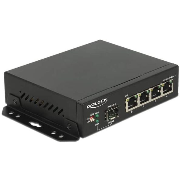 DeLOCK 87704 netwerk-switch Gigabit Ethernet (10/100/1000) Zwart (87704)