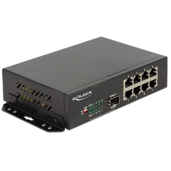 DeLOCK 87708 netwerk-switch Gigabit Ethernet (10/100/1000) Zwart (87708)