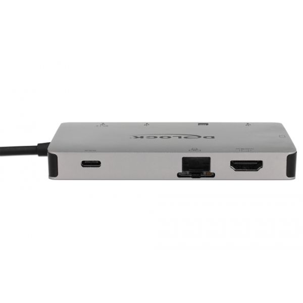 DeLOCK 87735 notebook dock & poortreplicator Bedraad USB 3.2 Gen 1 (3.1 Gen 1) Type-C Grijs (87735)