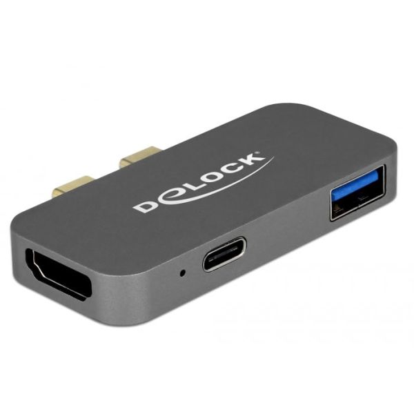 DeLOCK mini Dockingstation für macbook mit 5K Bedraad Thunderbolt 3 Grijs (87739) DeLOCK mini Dockingstation für macbook mit 5K Bedraad Thunderbolt 3 Grijs (87739)
