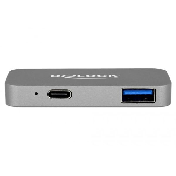 DeLOCK mini Dockingstation für macbook mit 5K Bedraad Thunderbolt 3 Grijs (87739)