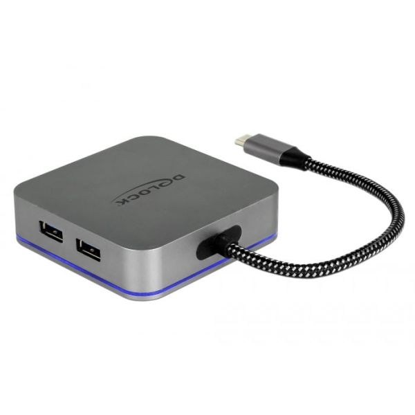 DeLOCK 87742 dockingstation voor mobiel apparaat Tablet Grijs (87742)