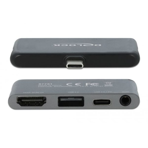 DeLOCK 87751 dockingstation voor mobiel apparaat Tablet Grijs (87751)