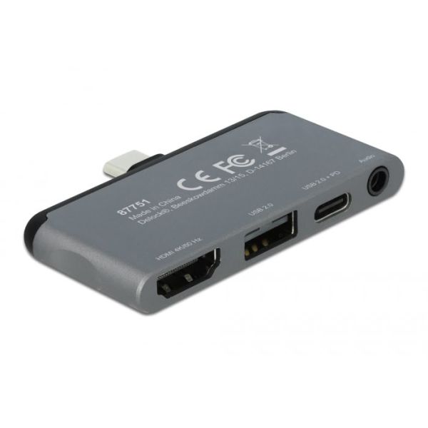 DeLOCK 87751 dockingstation voor mobiel apparaat Tablet Grijs (87751)