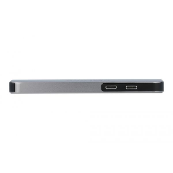 DeLOCK 87753 notebook dock & poortreplicator Docking Grijs (87753)
