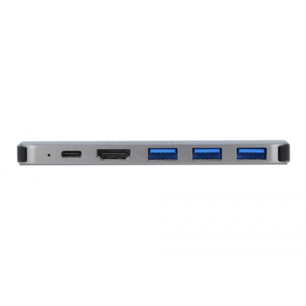 DeLOCK 87753 notebook dock & poortreplicator Docking Grijs (87753)