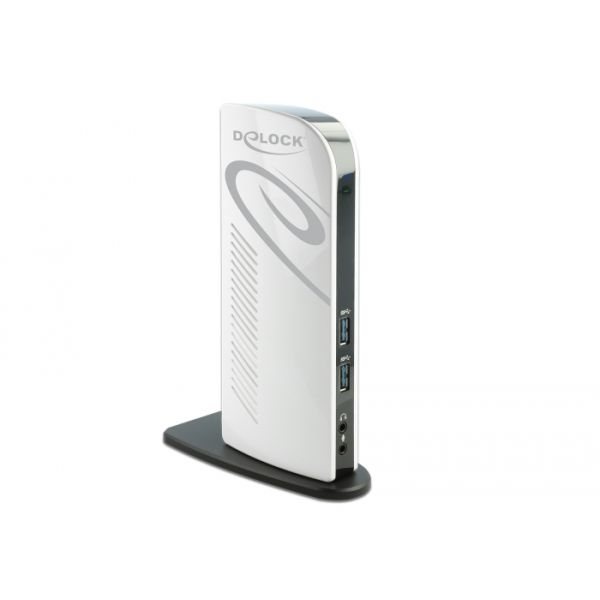 DeLOCK 87771 notebook dock & poortreplicator Bedraad Zwart, Wit (87771) DeLOCK 87771 notebook dock & poortreplicator Bedraad Zwart, Wit (87771)