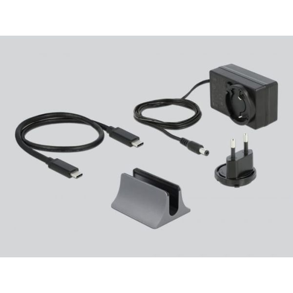 DeLOCK 87772 notebook dock & poortreplicator Bedraad Thunderbolt 3 Grijs (87772)