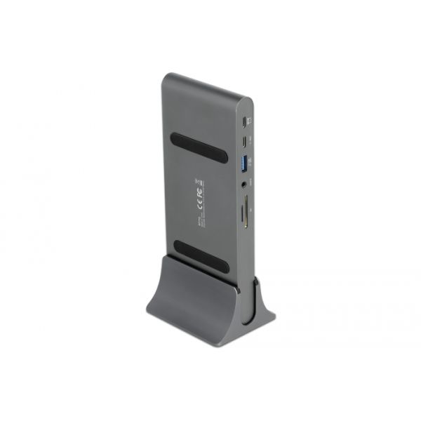 DeLOCK 87772 notebook dock & poortreplicator Bedraad Thunderbolt 3 Grijs (87772)