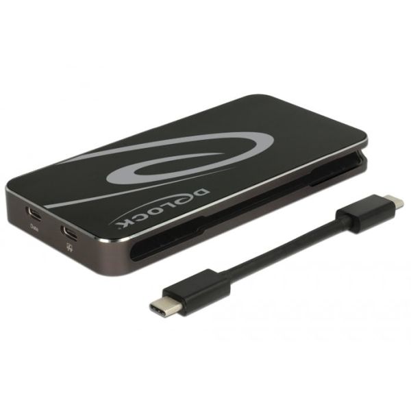 DeLOCK 87773 notebook dock & poortreplicator Bedraad USB 3.2 Gen 1 (3.1 Gen 1) Type-C Zwart (87773)