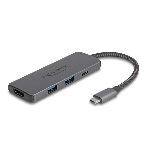 DeLOCK 87804 notebook dock & poortreplicator Bedraad USB 3.2 Gen 1 (3.1 Gen 1) Type-C Grijs (87804) DeLOCK 87804 notebook dock & poortreplicator Bedraad USB 3.2 Gen 1 (3.1 Gen 1) Type-C Grijs (87804)