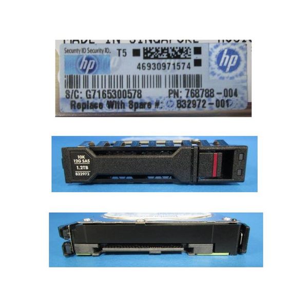 HP SPS-DRV HDD 1.2TB 12G 10K SFF SAS SC DS (P27761-001)