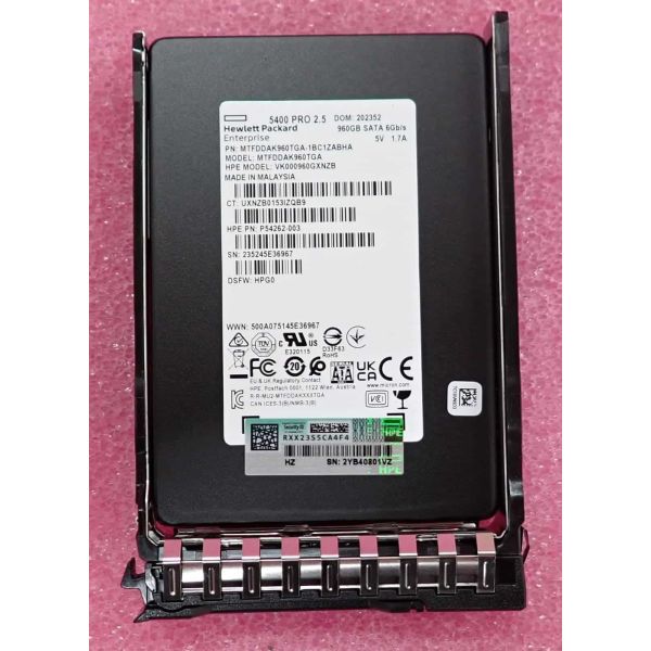 HP SPS-DRV SSD 1.92TB NVMe RI BC U.2 (P52323-001)