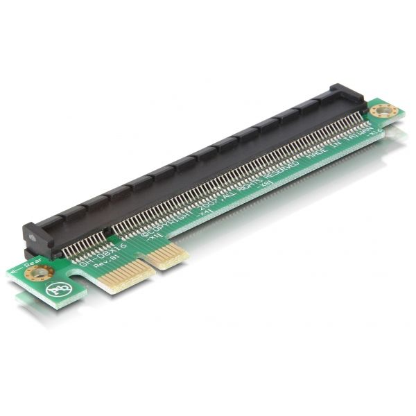 DeLOCK Riser PCIe x1 - PCIe x16 interfacekaart/-adapter Intern (89159)