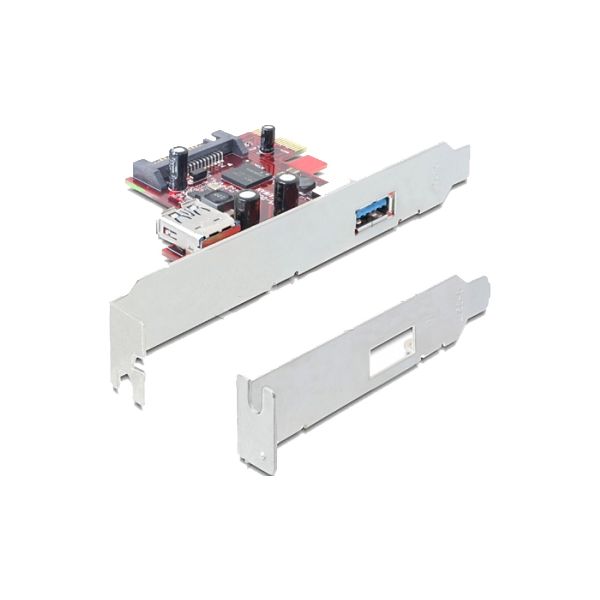 DeLOCK USB 3.0/PCI-E interfacekaart/-adapter USB 3.2 Gen 1 (3.1 Gen 1) (89273)