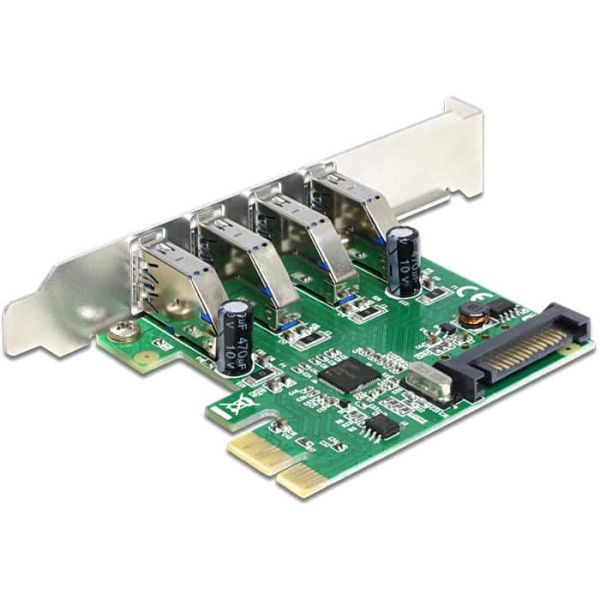 DeLOCK 89360 interfacekaart/-adapter Intern USB 3.2 Gen 1 (3.1 Gen 1) (89360)