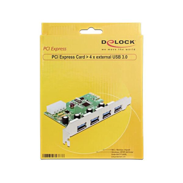 DeLOCK 89363 interfacekaart/-adapter Intern USB 3.2 Gen 1 (3.1 Gen 1) (89363)