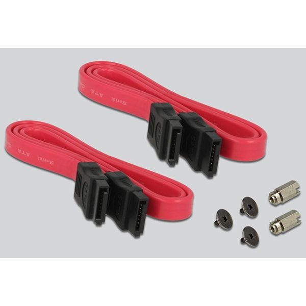 DeLOCK 2x 67-pin M.2 key B - 2x SATA 7-pin interfacekaart/-adapter Intern (89473)