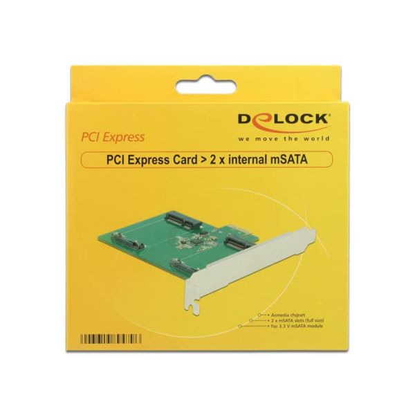 DeLOCK 89479 interfacekaart/-adapter Intern mSATA (89479)