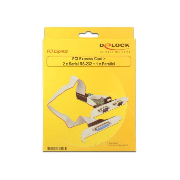 DeLOCK 89556 interfacekaart/-adapter Intern Parallel, Serie (89556)