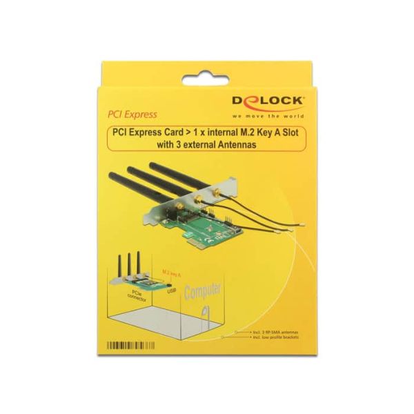 DeLOCK 89568 interfacekaart/-adapter Intern M.2 (89568)