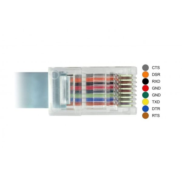 DeLOCK 89893 seriële kabel Grijs 1 m USB 2.0 Type-C RJ45 (89893)