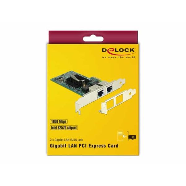 DeLOCK 89944 netwerkkaart Intern Ethernet 1000 Mbit/s (89944)