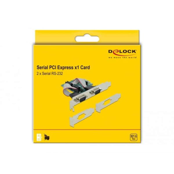 DeLOCK 90007 interfacekaart/-adapter Intern RS-232 (90007)