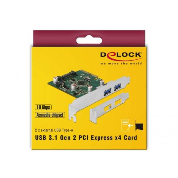 DeLOCK 90298 interfacekaart/-adapter Intern USB 3.2 Gen 1 (3.1 Gen 1) (90298)