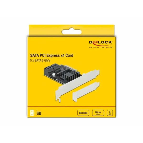 DeLOCK 90498 interfacekaart/-adapter Intern SATA (90498)
