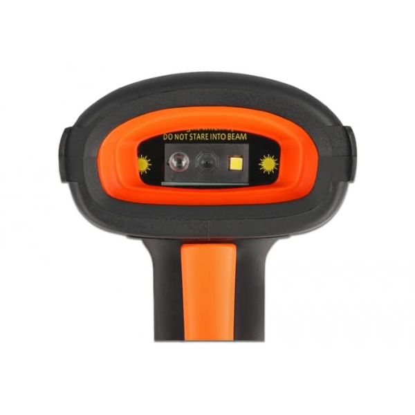DeLOCK 90507 barcode-lezer Draagbare streepjescodelezer 1D/2D CMOS Zwart, Oranje (90507)