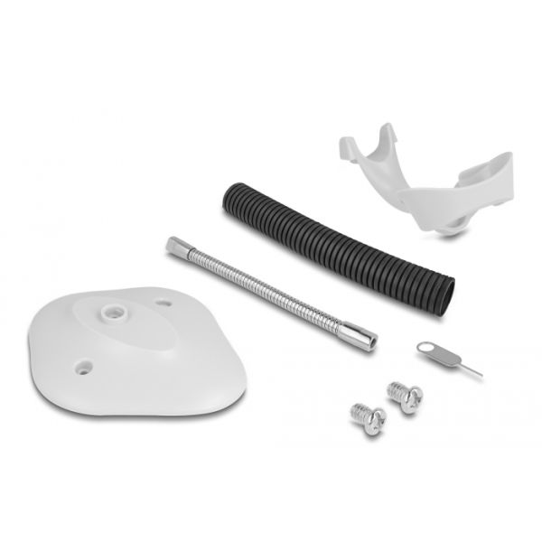 DeLOCK 90565 barcode-lezer Draagbare streepjescodelezer 1D Laser Zwart, Grijs (90565)