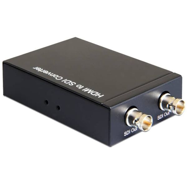 DeLOCK 93238 tussenstuk voor kabels HDMI-A 2 x BNC Zwart (93238)