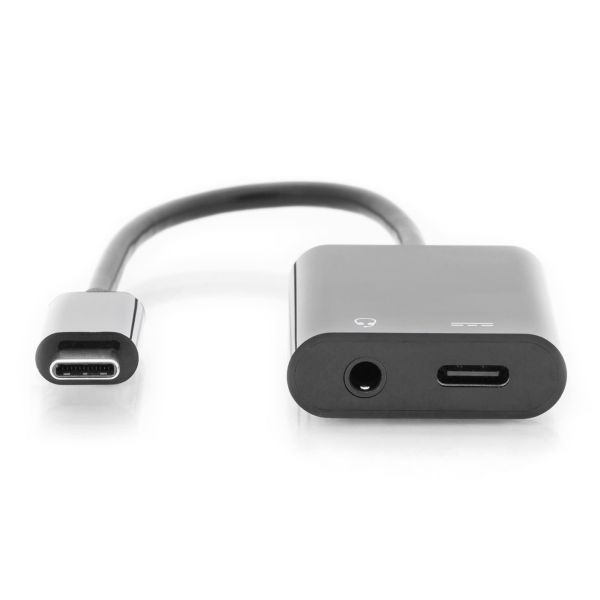 Digitus AK-300400-002-S interface hub USB 3.2 Gen 1 (3.1 Gen 1) Type-C Zwart (AK-300400-002-S)
