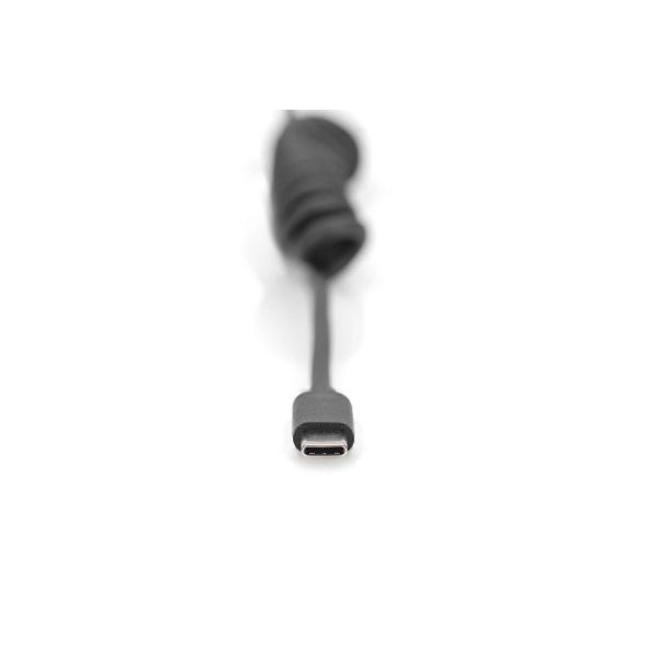 Digitus AK-300430-006-S USB-kabel 1 m USB 2.0 USB A USB C Zwart (AK-300430-006-S)