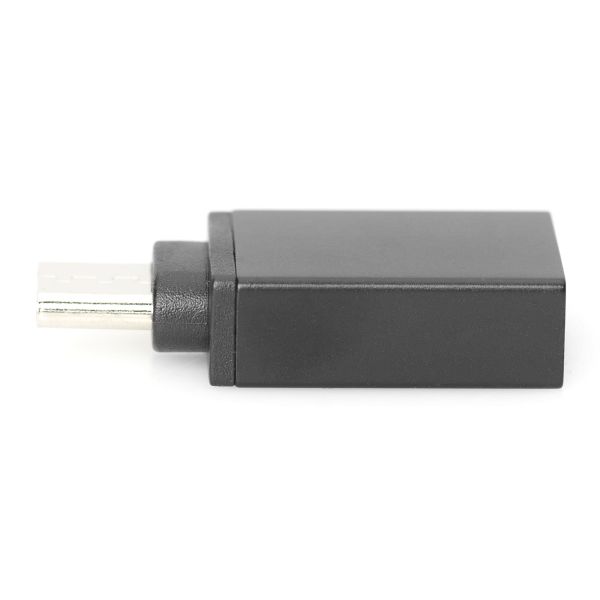 Digitus AK-300506-000-S tussenstuk voor kabels USB C USB A Zwart (AK-300506-000-S)