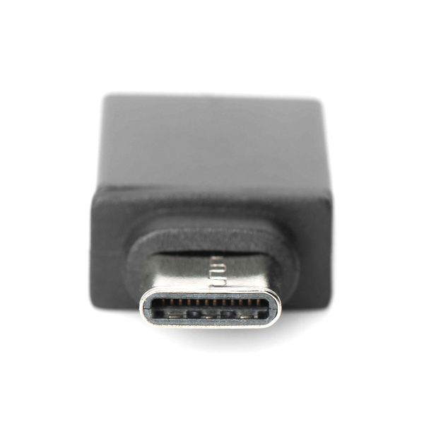 Digitus AK-300506-000-S tussenstuk voor kabels USB C USB A Zwart (AK-300506-000-S)