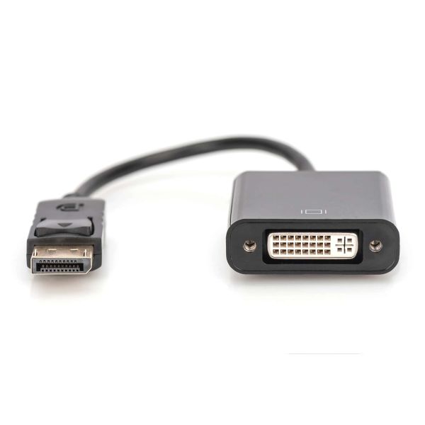 Digitus AK-340409-001-S video kabel adapter 0,15 m DisplayPort DVI-I Zwart (AK-340409-001-S)