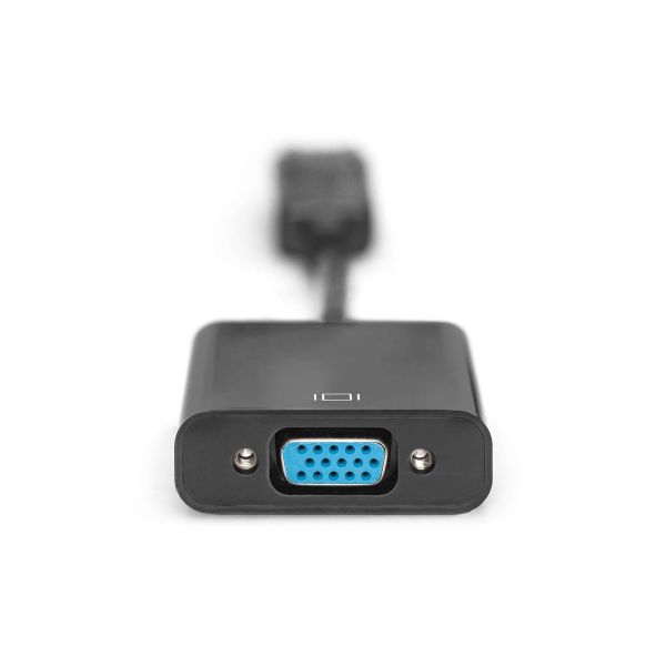 Digitus AK-340410-001-S video kabel adapter 0,15 m DisplayPort VGA (D-Sub) Zwart (AK-340410-001-S)