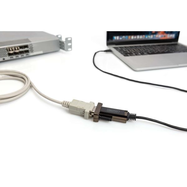 Digitus DA-70166 seriële kabel Zwart 1 m DB-9 (DA-70166)