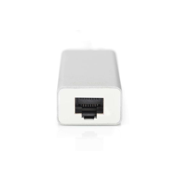 Digitus DA-70255 interface hub USB 3.2 Gen 1 (3.1 Gen 1) Type-C 1000 Mbit/s Grijs, Wit (DA-70255)